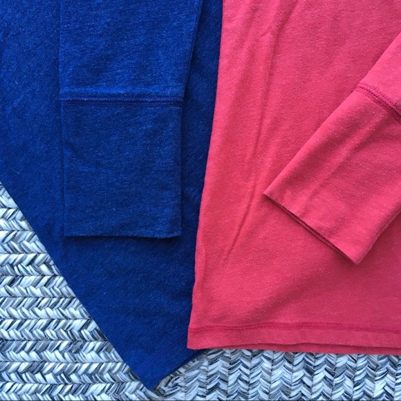 Mossimo - Blue & Pink Crewneck Long Sleeve Shirts - Picture 4 of 6